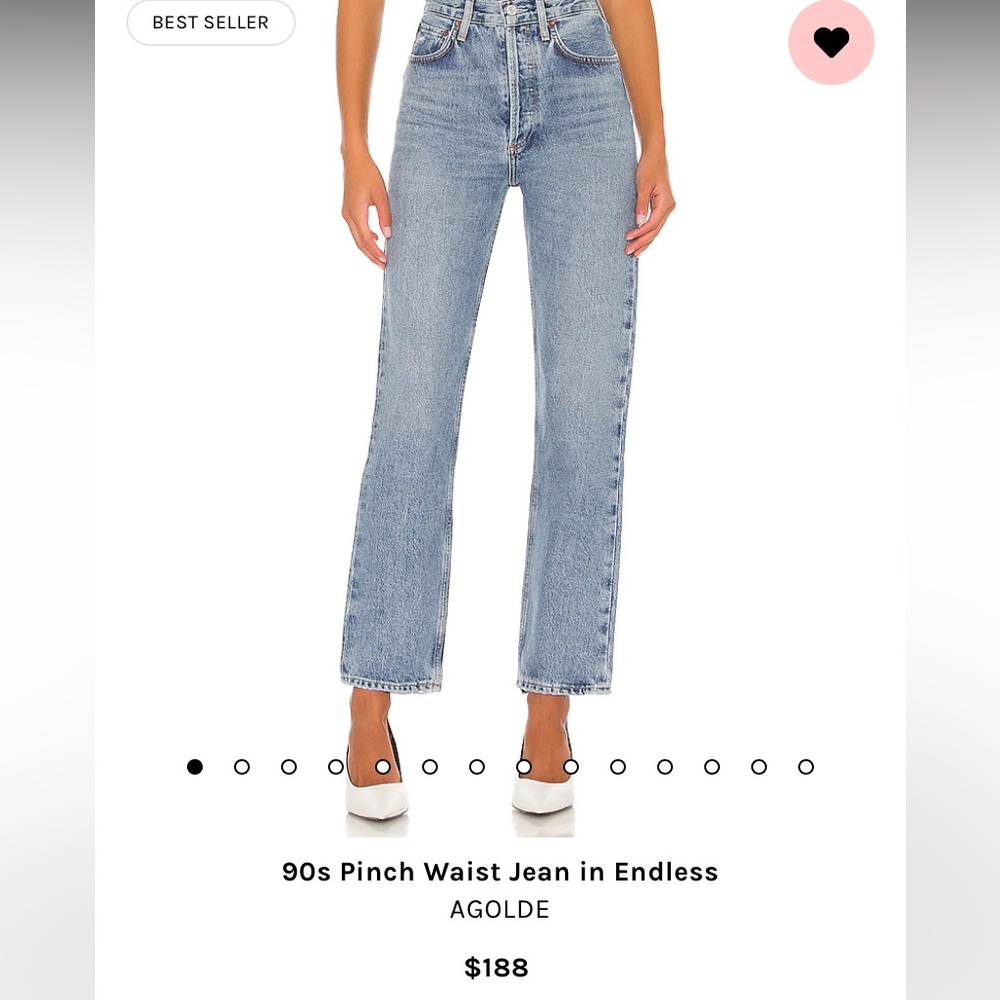 Agolde denim from revolve